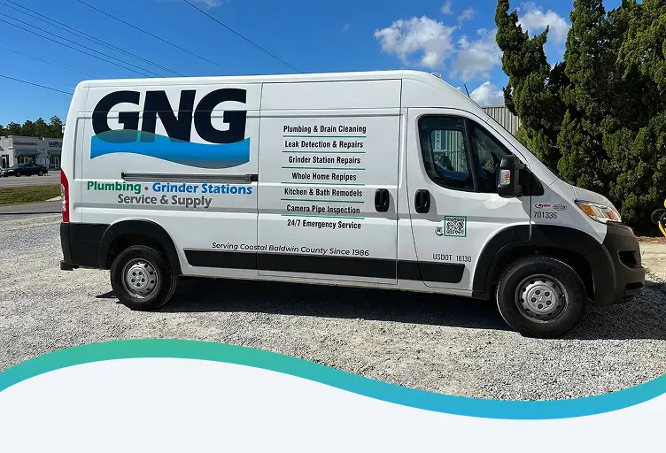 GNG Plumbing work van
