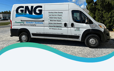 GNG Plumbing work van